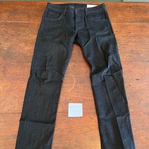 Rag & Bone Fit 2 Slim Denim Black Jeans size 31